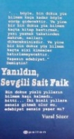 Yanıldın Sevgili Sait Faik Yanıldın Sevgili Sait Faik