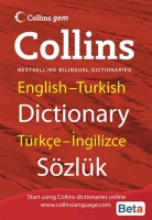 Collins English-Turkish Dictionary (Trke-İngilizce Szlk)