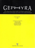 Gephyra - Dou Akdeniz Blgesi Eskia Tarihi ve Kltrlerini Aratrma Dergisi