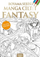 Manga Boyama Cilt 1 - Fantasy