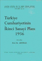 Trkiye Cumhuriyetinin İkinci Sanayi Planı 1936
