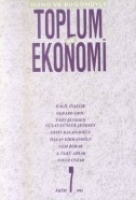 Toplum ve Ekonomi - Say 7 Ekim 1994