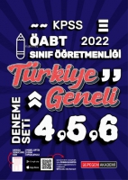 2022 KPSS ABT Sınıf ğretmenliği Trkiye Geneli 4-5-6 (3'l Deneme)
