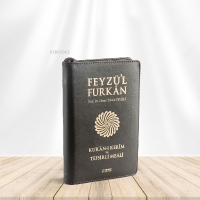 Feyz'l Furkan Kur'an-ı Kerim ve Tefsirli Meali (Cep Boy - Fermuarlı) - Deri Ciltli
