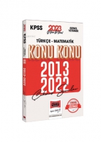 2023 KPSS Genel Yetenek (Trke - Matematik) 2013-2022 Konu Konu ıkmış Sorular ve zmleri