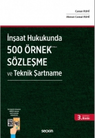 İnşaat Hukuku Alanında 555 Adet rnek Szleşme ve Teknik Şartname