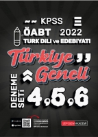 2022 KPSS ABT Trkdili ve Edebiyatı 4-5-6 Trkiye Geneli (3'l Deneme)