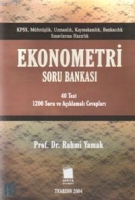 Ekonometri Soru Bankası -40 Test 1200 Soru ve Aıklamalı Cevaplar-
