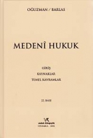 Medeni Hukuk - Barlas / Oğuzman ( 2016 )