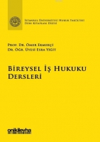 Bireysel İş Hukuku Dersleri İstanbul niversitesi Hukuk Fakltesi Ders Kitapları Dizisi