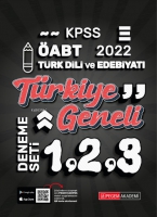 2022 KPSS ABT Trkdili ve Edebiyatı 1-2-3 Trkiye Geneli (3'l Deneme)