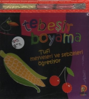 Tebeşirle Boyama - Tufi Meyveleri ve Sebzeleri ğretiyor