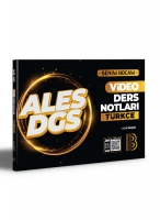 2021 ALES DGS Trke Video Ders Notları Benim Hocam Yayınları
