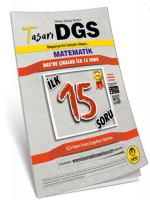 Tasarı DGS Matematik İlk 15 Soru Kitapığı