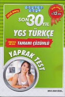 Son 30 Yıl YGS Trke Yaprak Test