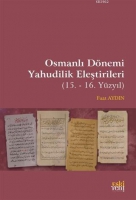 Osmanlı Dnemi Yahudilik Eleştirileri
