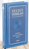 Feyz'l Furkan Tefsirli Kur'an- Kerim Meali (Orta Boy, Tefsirli Meal, Ciltli) - Lacivert