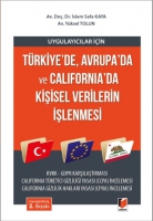 Uygulayıcılar için Türkiye'de, Avrupa'da ve California'da Kişisel Verilerin İşlenmesi Uygulayıcılar için Türkiye'de, Avrupa'da ve California'da Kişisel Verilerin İşlenmesi