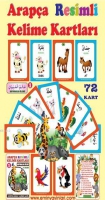 Arapa 01.Hayvanlar lemi / Resimli Kelime Kartları 72-Kart