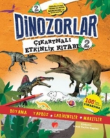 Dinozorlar ıkartmalı Etkinlik Kitabı 2