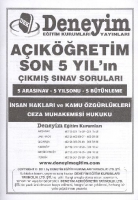 AF 2. Sınıf| İnsan Hakları ve Kamu zgrlkleri Ceza Muhakemesi Hukuku; ıkmış Sınav Soruları