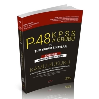 P48 KPSS A Grubu ve Tm Kurum Sınavları Kamu Hukuku Konu Anlatımlı Savaş Yayınları