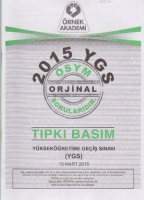 YGS 2015 Soru Kitapçığı YGS 2015 Soru Kitapçığı