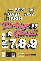 2022 KPSS ABT Tarih 7-8-9 Trkiye Geneli (3'l Deneme)