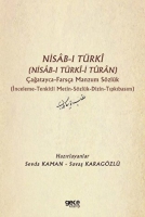 aatayca Farsa Manzum Szlk - Nisab- Trki (Nisab- Trki-i Turan)