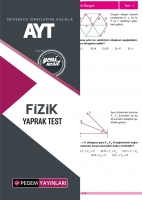 Pegem Akademi Yayıncılık AYT Fizik Yaprak Test Pegem Akademi Yayıncılık AYT Fizik Yaprak Test