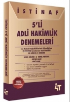 4T İstinaf 5 Li Adli Hakimlik Denemeleri