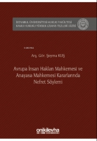 Avrupa İnsan Hakları Mahkemesi ve Anayasa Mahkemes Avrupa İnsan Hakları Mahkemesi ve Anayasa Mahkemes