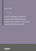 Uluslararası İnsan Hakları Yargısında Amicus Curiae/Üçüncü Taraf Müdahalesi Uluslararası İnsan Hakları Yargısında Amicus Curiae/Üçüncü Taraf Müdahalesi