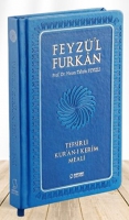Feyz'l Furkan Tefsirli Kur'an- Kerim Meali (Sempatik Cep Boy - Tefsirli Meal - Ciltli) - Lacivert