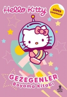 Hello Kitty Gezegenler Boyama Kitab