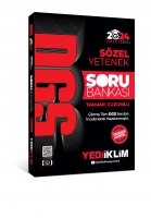 Yediiklim Yayınları 2024 DGS Sözel Yetenek Tamamı Çözümlü Soru Bankası Yediiklim Yayınları 2024 DGS Sözel Yetenek Tamamı Çözümlü Soru Bankası
