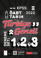 2022 KPSS ABT Tarih 1-2-3 Trkiye Geneli (3'l Deneme)