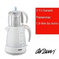 Arzum Çaycı Çay Robotu Beyaz/Mavi AR 3002 Arzum Çaycı Çay Robotu Beyaz/Mavi AR 3002
