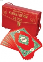 Kur'an-ı Kerim 30 Cüz Hatim Seti (Rahle Boy - Çantalı) Kur'an-ı Kerim 30 Cüz Hatim Seti (Rahle Boy - Çantalı)